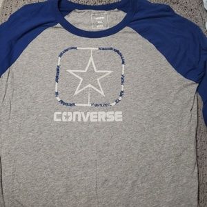 Converse womens 3/4 lengths t shirt.